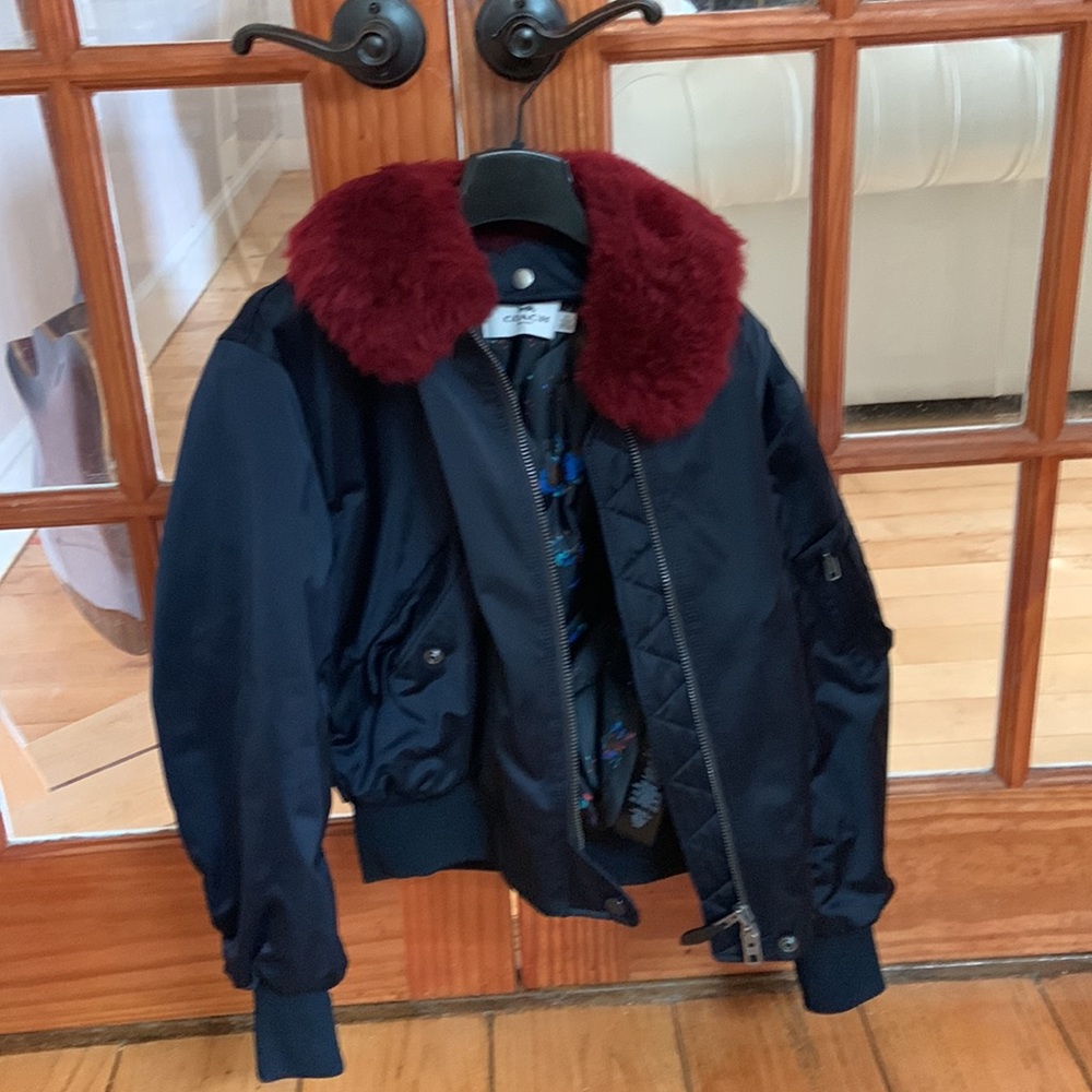 COACH Bomber Jacket, size xs but can fit small or medium